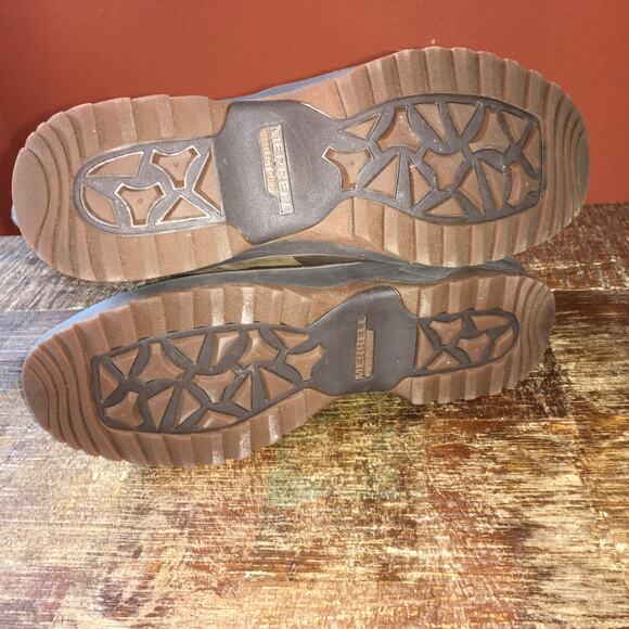 Merrell Eventyr Cuff Tall Boot Womens 9.5 Dark Earth Brown Waterproof Winter - Picture 7 of 9